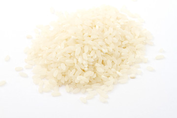 Fototapeta na wymiar Pile of organic rice