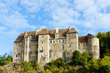 Boussac Castle, Creuse Department, Limousin, France