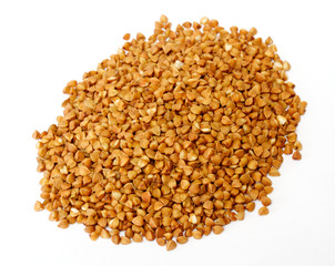 buckwheat on isolated background