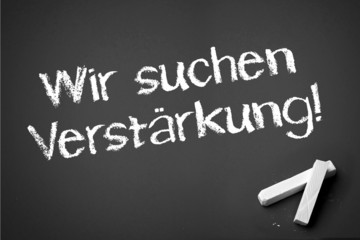 Wir suchen Verstärkung