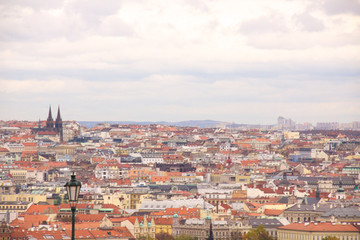 Naklejka na ściany i meble Old Prague city view