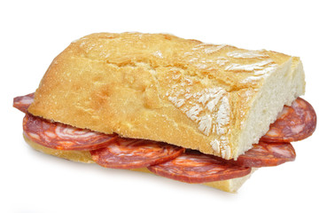 Bocadillo de chorizo.