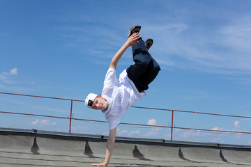 street dancer outdoors