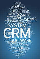 Word Cloud "CRM - Customer Relationship Management"