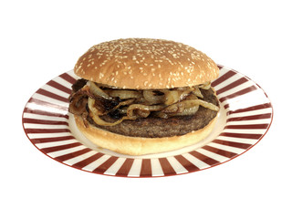 Beefburger with Onions