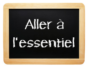 Aller à l'essentiel