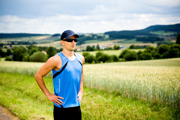 Fototapeta premium jogging man