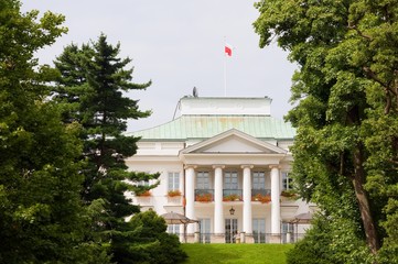 Belvedere Palace in Warsaw