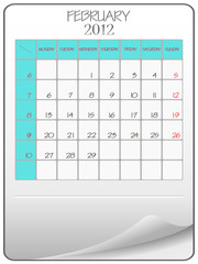 february 2012 on paper