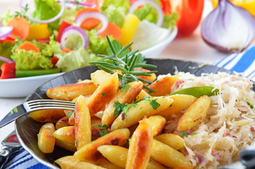 Schupfnudeln mit Kraut
