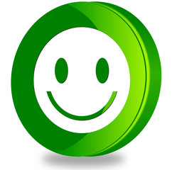Smile glossy icon