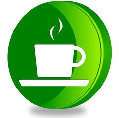 Cooffee break glossy icon