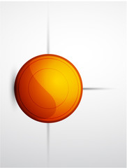 Abstract glass shape vector background