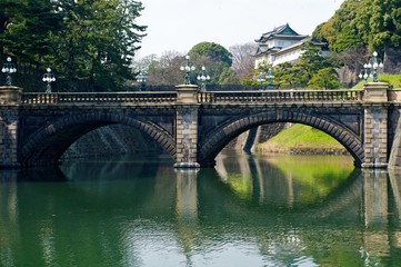 Fototapeta na wymiar The Imperial Palace of Tokyo