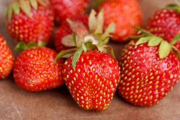 fresh strawberries