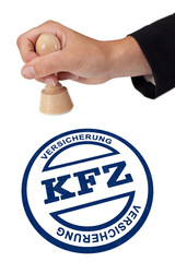 Stempel KFZ-Versicherung