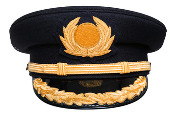 Pilots hat isolated