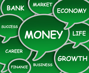 Fototapeta premium Money cloud