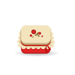 delicious homemade johanesbeeren jam icon