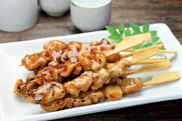 barbecued chicken(yakitori)