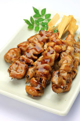 barbecued chicken(yakitori)