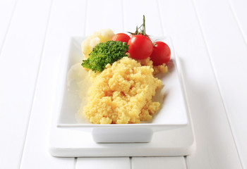 Couscous and vegetables