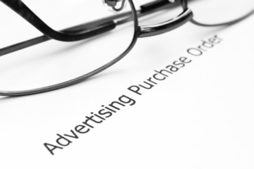 Advertising purchase order