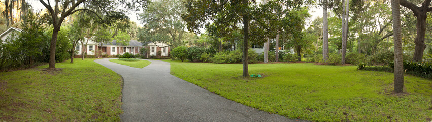 wide panorama of property