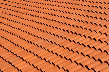 Tetto in coppi di terracotta