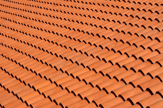 Tetto in coppi di terracotta