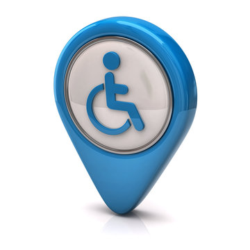 Blue  Handicap icon