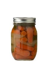 Preserved carrots with onions