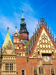 Fototapeta premium city hall of Wroclaw, Poland