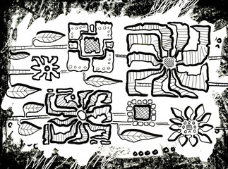 Decorative flowers. Union