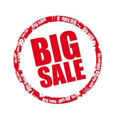 big sale stamp