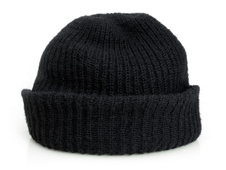 Bob's black knit cap