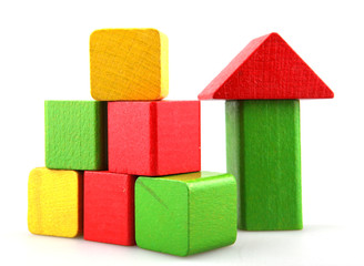 Wooden building blocks