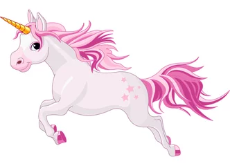 Wall murals Pony Running unicorn