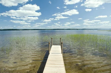 Photo sur Plexiglas Jetée Jetée du lac de Finlande
