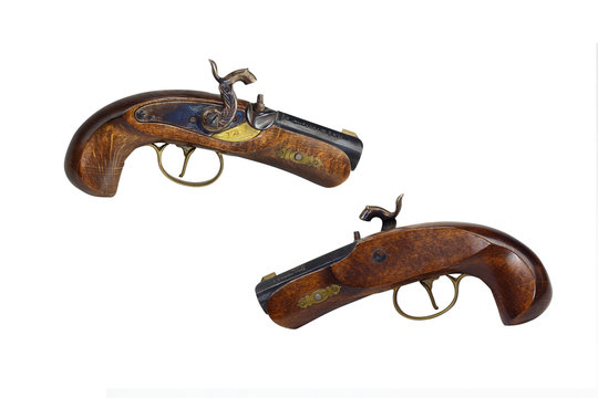 2 old duell guns