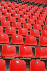 Stadion Sitze Rot