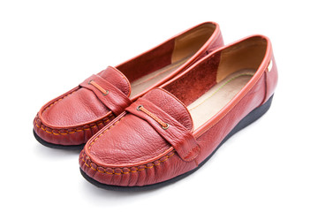 red shoes, with good clipping path