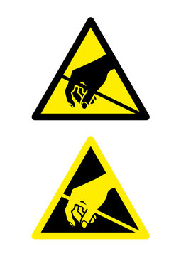 Anti-Static Warnschilder 1