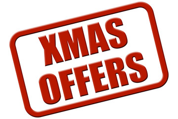 Stempel rot rel XMAS OFFERS