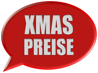 Sprechblase XMAS PREISE