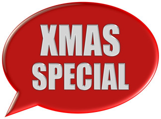 Sprechblase rot XMAS SPECIAL