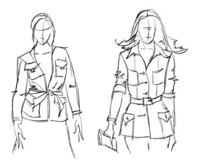 SKETCH. fashion girls