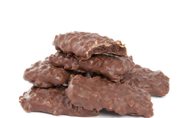 biscuits with chocolate and nuts