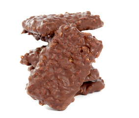 biscuits with chocolate and nuts