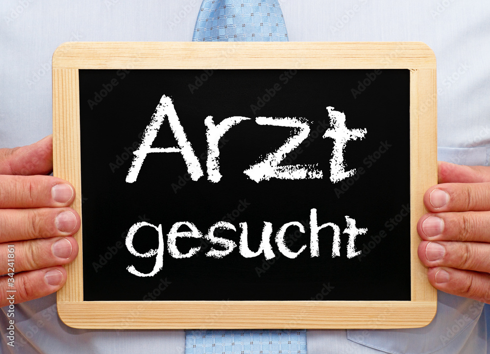 Sticker Arzt gesucht